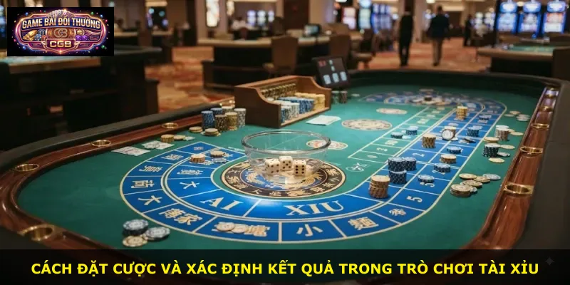 Cách đặt cược và xác định kết quả trong trò chơi Tài Xỉu