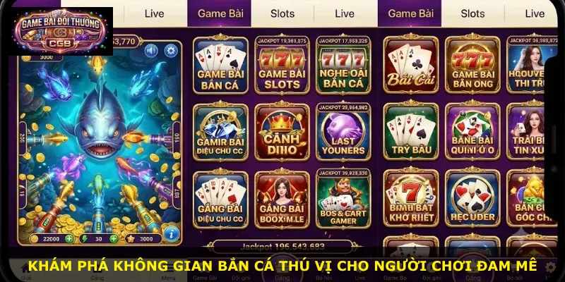 Khám phá không gian bắn cá thú vị cho người chơi đam mê