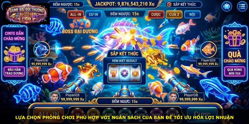 Lựa chọn phòng chơi phù hợp với ngân sách của bạn để tối ưu hóa lợi nhuận