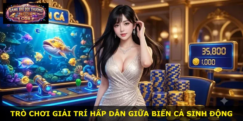 Trò chơi giải trí hấp dẫn giữa biển cả sinh động