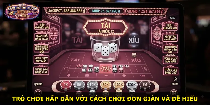 Trò chơi hấp dẫn với cách chơi đơn giản và dễ hiểu
